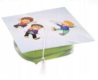 Czapka studenta Biret absolwenta Pasowanie na Ucznia Przedszkolaka