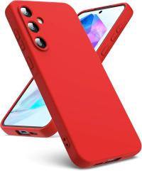 Plecki WOJMAR do Samsung Galaxy A55 5G Etui Silikonowe czerwony