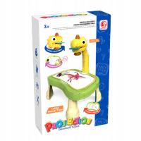 2X Projektor Rzutnik do Nauki Rysowania ze Slajdami Podświetlany Regulowany