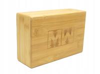 Kostka do jogi drewniana bambus, klocek do jogi, blok do jogi Mellow Ways