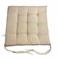 Poduszka na krzesło 40 x 40 X 4 cm Beżowa
