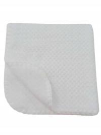 KOC DO CHRZTU PUSZYSTY DLA DZIECI KOCYK DLA NIEMOWLAKA 75X100 Kolor Biały