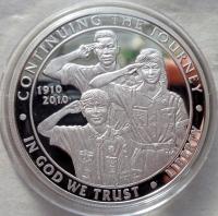 USA - 1 dolar - 2010 P - Boy Scouts of America - srebro