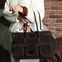 Torebka Damska, zamszowa Valeria-M Espresso