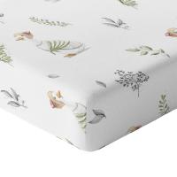 Простыня для кроватки 160X80 с эластичной лентой, толстый хлопок, 100% польский продукт