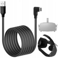 Kabel kątowy przewód 5M USB TYPE-C USB-C do Okularów VR Oculus Quest 3 2 1