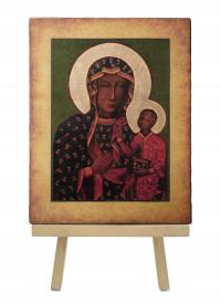 MAJK Ikona religijna MATKA BOSKA BOŻA CZĘSTOCHOWSKA 9 x 12 cm Mini