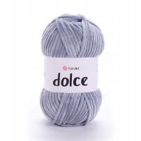 Włóczka YarnArt Dolce 100 g 120 m kolor 782 jasny szary