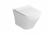 WC wiszące, RimOff, białe