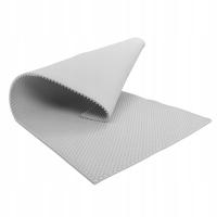 Mata wygłuszająca Bitmat pianka akustyczna fala jasnoszara 200x100 cm 2 cm