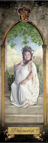 HARRY POTTER DOOR POSTER THE FAT LADY (53X158)