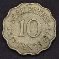 Mauritius - 10 centów 1971