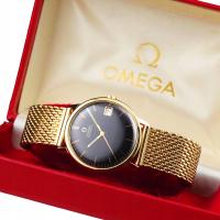 OMEGA мужские автоматические часы c. 562 (1) lite Gold 18K / 750 1966 Black BOX