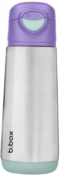 B.BOX Butelka termiczna z ustnikiem sportowym Lilac Pop 500 ml
