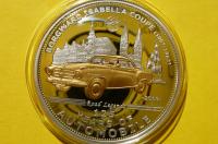 5$ PALAU 2013 AUTO BORGWARD ISABELLA Ag/Au 925 +CE