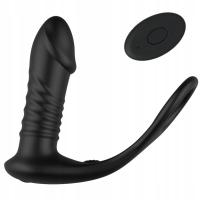МАССАЖЕР ПРОСТАТЫ, СТИМУЛЯТОР ПРОМЕЖНОСТИ ВИБРАТОР АНАЛЬНАЯ ПРОБКА ТРАХАЕТ, ПУЛЬТ ДИСТАНЦИОННОГО УПРАВЛЕНИЯ