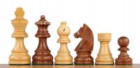Figury szachowe German (Timeless) Akacja indyjska/Bukszpan 3 cale Rzeźbione