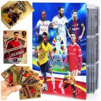 Фотоальбом для футбольных карточек 432 бесплатно золотые коллекционные карточки 55 шт