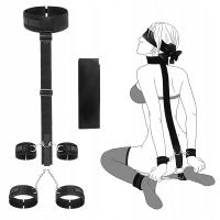 Жгут БДСМ эротическое белье для покорной ошейник наручники секс гаджеты