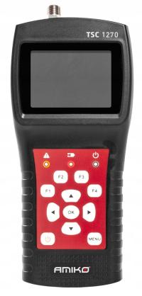 Miernik sygnału anten TV DVB-T2 DVB-C SAT DVB-S2 Amiko TSC 1270 Combo