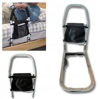 Porecz Do Lozka Ulatwiajaca Wstawanie Barierka Pod Materac Mocna Biała