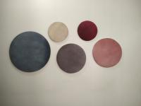 ПАНЕЛЬ СТЕНЫ КРУГ ВЕЛЮР ПЛЮШ 20 СМ