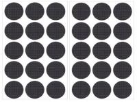 Коврики для мебели стулья самоклеющиеся резиновые нескользящие черные x 30