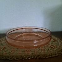 Винтажная красивая шлифованная розалиновая чаша