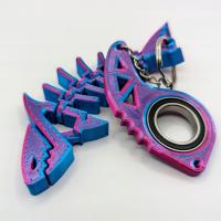 Brelok do Kluczy Keyspinner + Flexi Rekinek – Shiny Magic