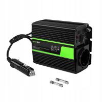 Мини Автомобильный инвертор инвертор GreenCell 24V 150w 300w синус USB