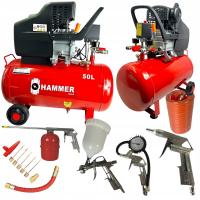 KOMPRESOR OLEJOWY 50L SPRĘŻARKA POWIETRZA + ZESTAW KIT 3,5KM 8 BAR 260L/min