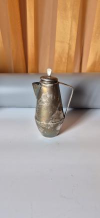 Piękny stary posrebrzany dzbanuszek Jummet art deco (5