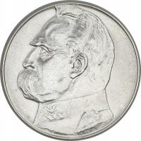 13.hf.II RP, 10 ZŁOTYCH 1939 PIŁSUDSKI ok.mennicza