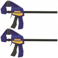 IRWIN одноручный зажим для плотника 150 мм Quick-Grip 2шт. T5462EL7
