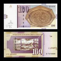 MACEDONIA PÓŁNOCNA 100 Denari 2022 P-29 UNC