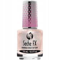 Seche FX Diamond Effect Top do paznokci z efektem blasku - Pink 14ml