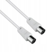 Przewód TV-VIDEO, biały, 1,5 m (BMF01) DPM