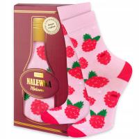 SOXO skarpetki damskie nalewka w pudełku śmieszny prezent dla babci 35-40