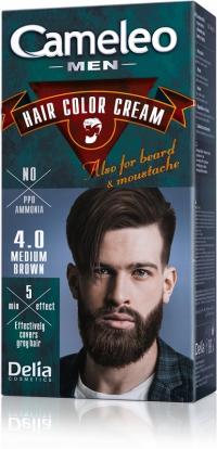 CAMELEO DELIA MEN КРАСКА ДЛЯ ВОЛОС БОРОДЫ УСОВ 4.0 СР.БРОНЗОВЫЙ СПЛАВ СЕДЫХ ВОЛОС