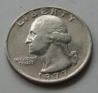 USA - 25 CENTÓW QUARTER DOLLAR LIBERTY 1977 r. (5)