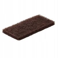 Pad ręczny 11x25cm brązowy gruntowne doczyszczanie do szorowania twardy