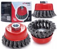 ЩЕТКА ПРОВОЛОЧНАЯ ПРОВОЛОКА ВИТАЯ, ПЕРЕДНЯЯ панель M14 75MM