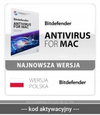 Bitdefender Antywirus Bitdefender for Mac 2024 1 st. / 12 miesięcy ESD