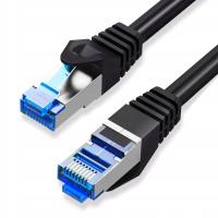 Patchcord Montis S/FTP 6a RJ45 / RJ45 20 m czarny
