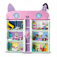 KLOCKI DOMEK GABBY'S DOLLHOUSE Z AKCESORIAMI DOMEK DLA LALEK 10788 PREZENT