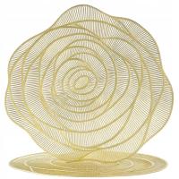 Podkładka na stół dekoracyjna podkładka na stół RÓŻA złota