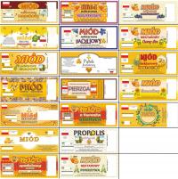 Наклейки этикетки для меда 1000 шт.