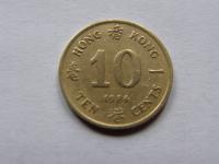 HONG KONG 10 CENTS, 1984 ROK !!!!!!!!!!!!!!!! 1534