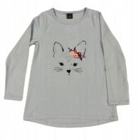 TUNIKA DZIEWCZĘCA BAWEŁNIANA DŁUGI RĘKAW _ATUT