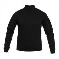 Bluza taktyczna wojskowa bez kaptura ze stójką Mil-Tec Tactical Black XL